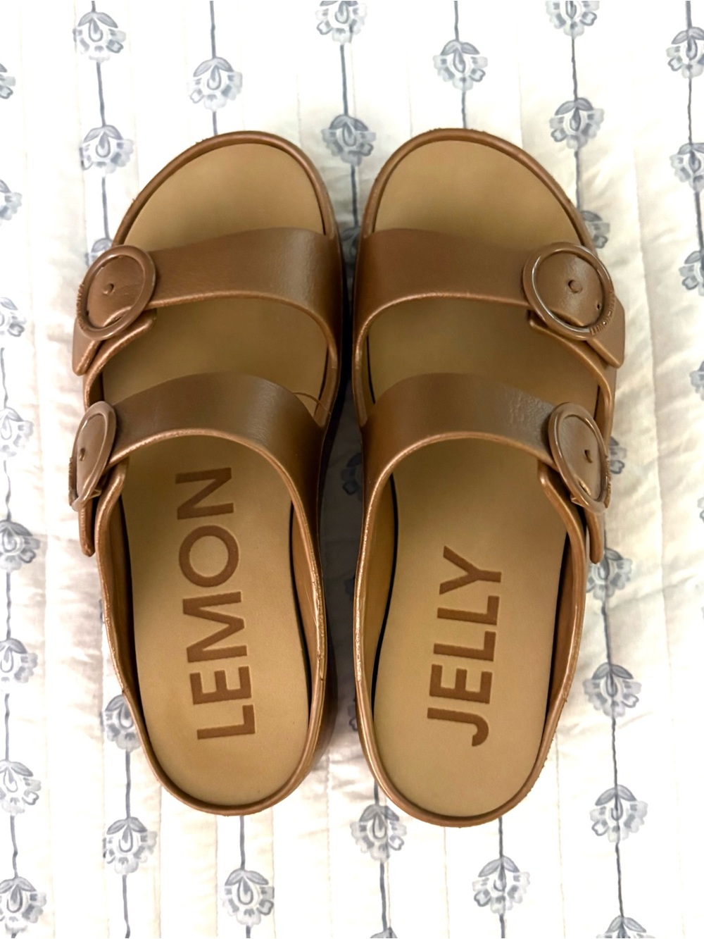 Lemon Jelly Platform Slides Bronze